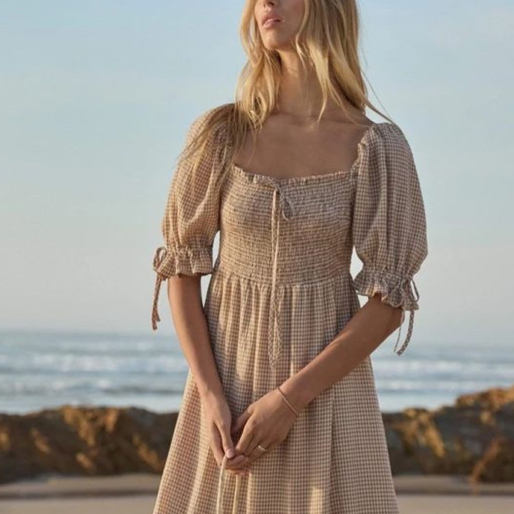 Auguste the Label Gingham Dress - Picture 1 of 3